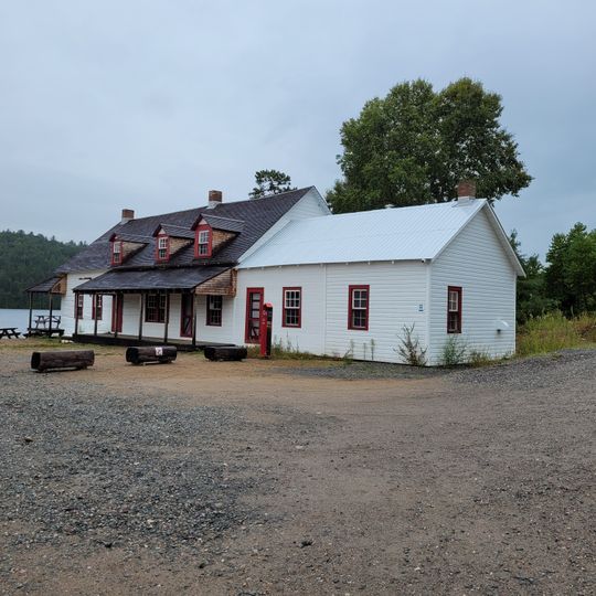 Poste de relais pour le flottage du bois d'Opémican