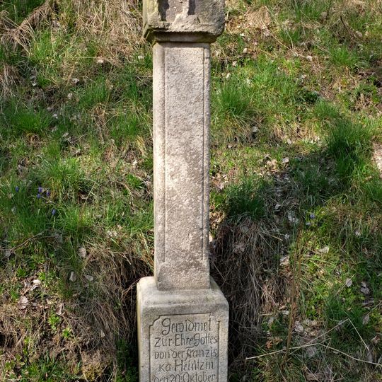 Column shrine in Bečov nad Teplou
