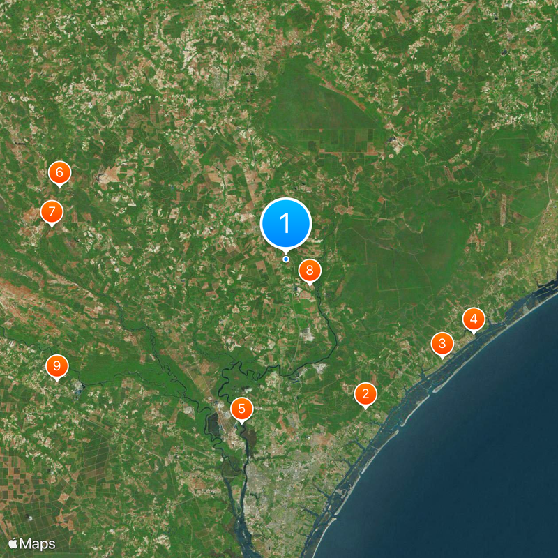 Pender County Map
