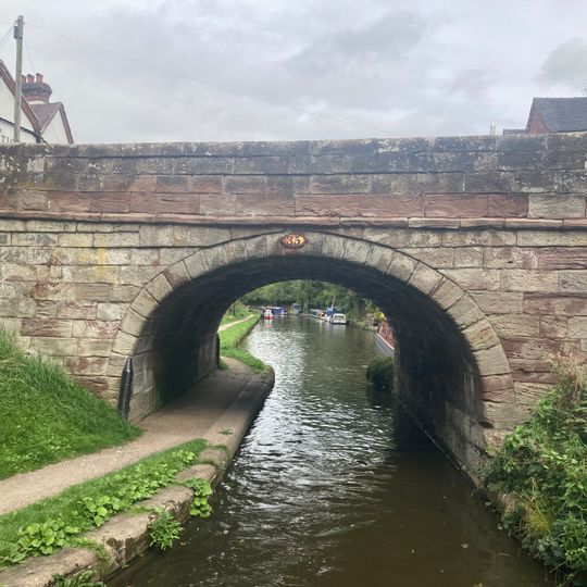 Shropshire Union Canal Newport Road Bridge At Sj 819 203