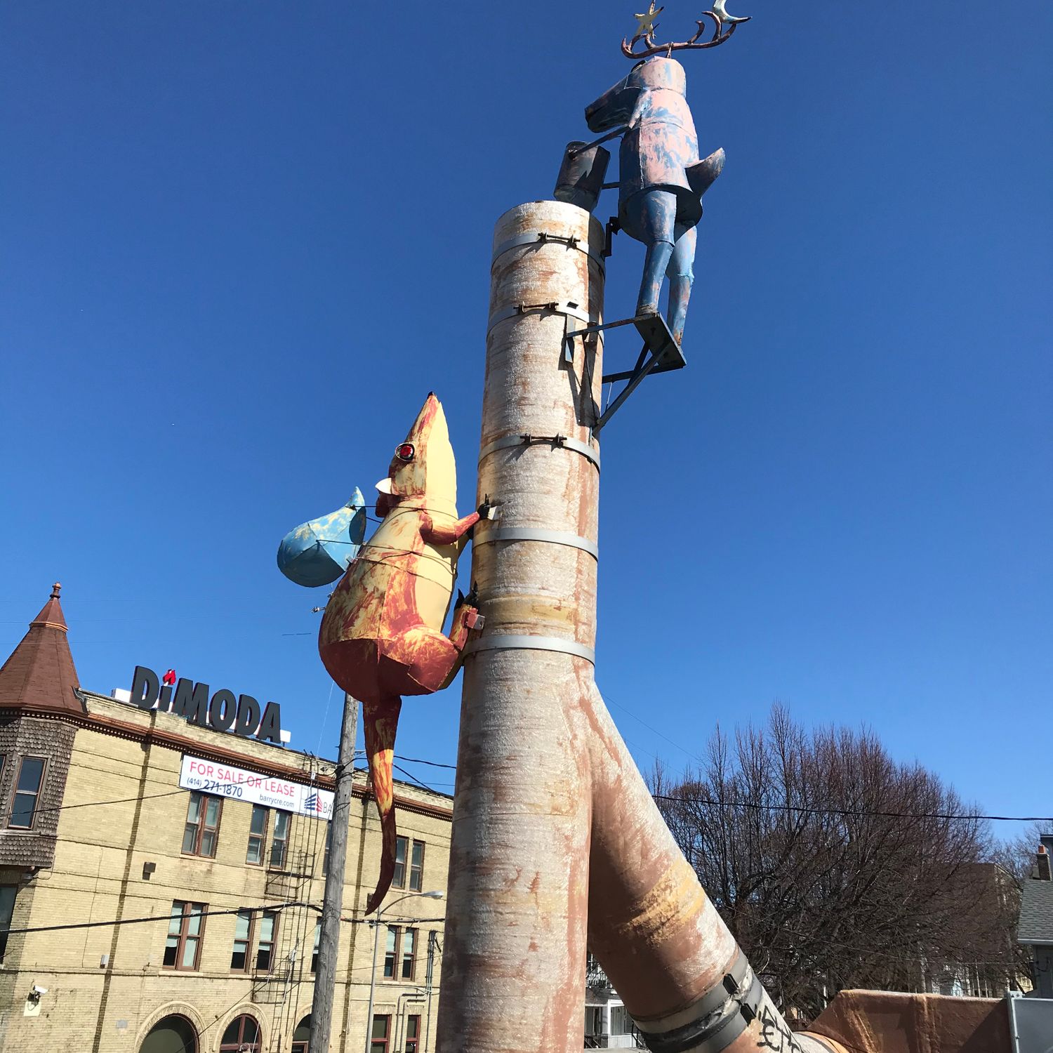 Cavorting Critters - Public sculpture on Brady Street, Milwaukee ...