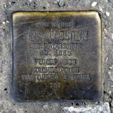 Stolperstein dedicated to Dina Goldstein