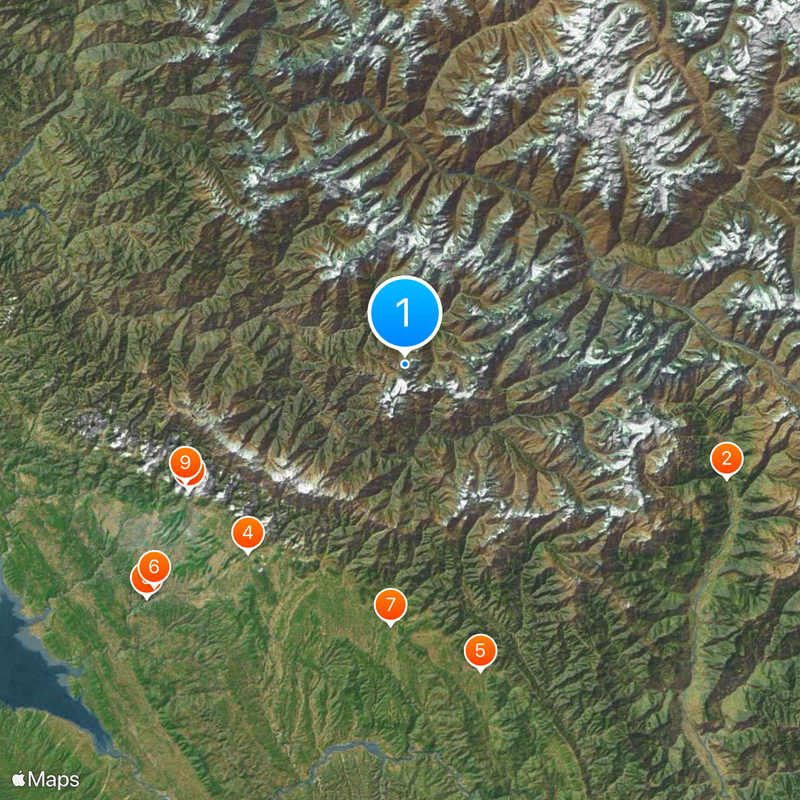 Manimahesh Kailash Peak Map