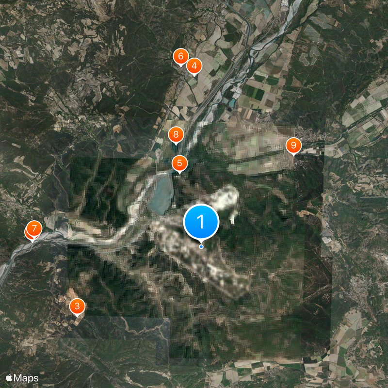 Research centre CEA Cadarache Map