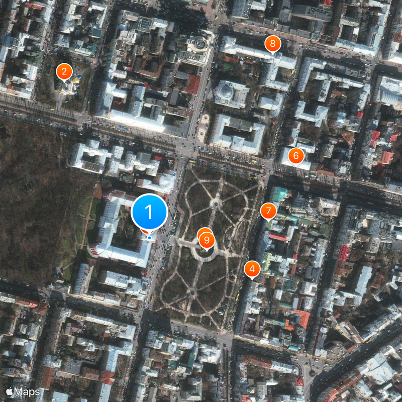 Taras Shevchenko National University of Kyiv Map