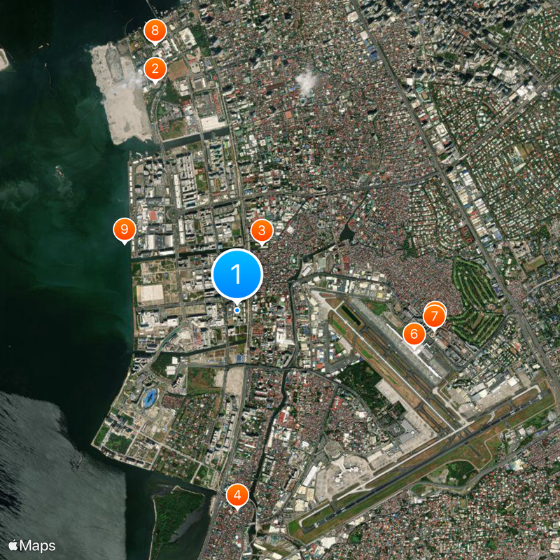 City of Dreams Manila Map