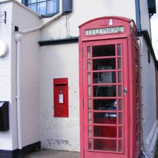 K6 Telephone Kiosk Outside Post Office