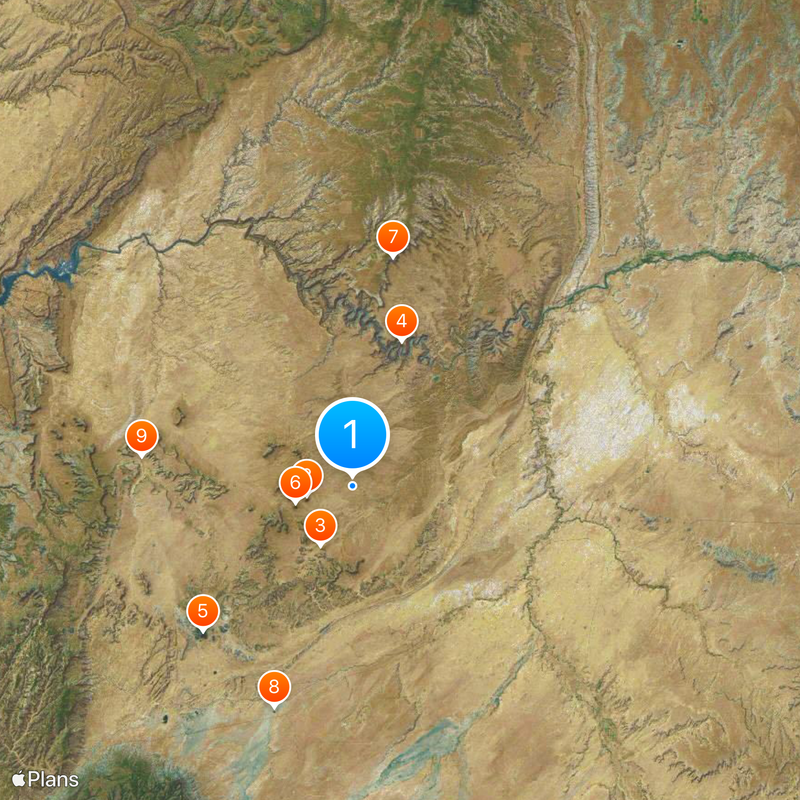 Colorado Plateau Map