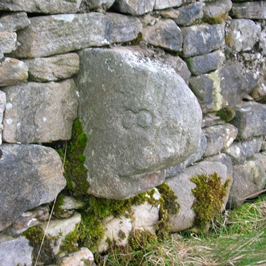 Milestone, Clapham Old Road, nr Bleak Bank