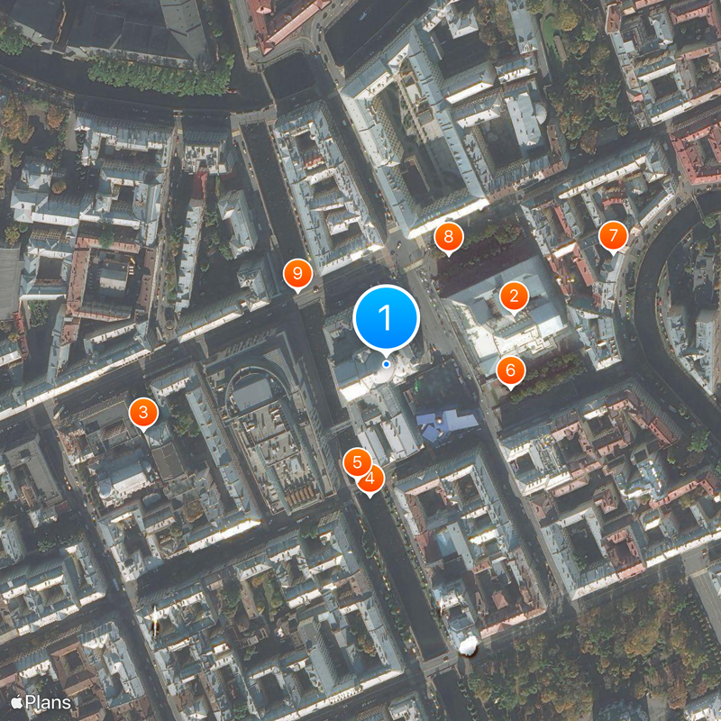 Teatr Mariński Mapa