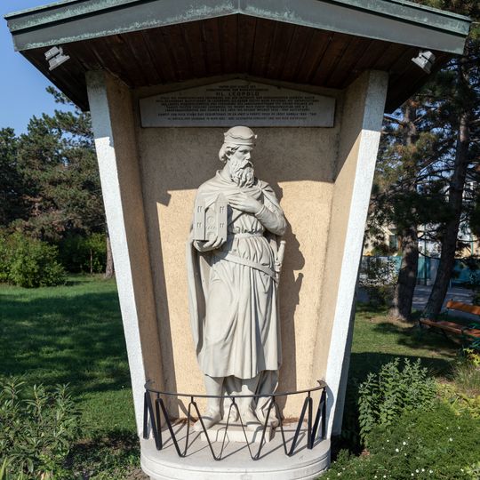 Figurenbildstock Heiliger Leopold, Laxenburg