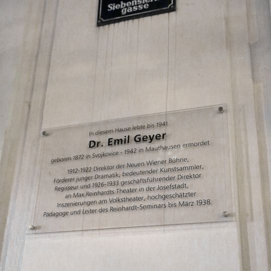 Emil-Geyer-Gedenktafel