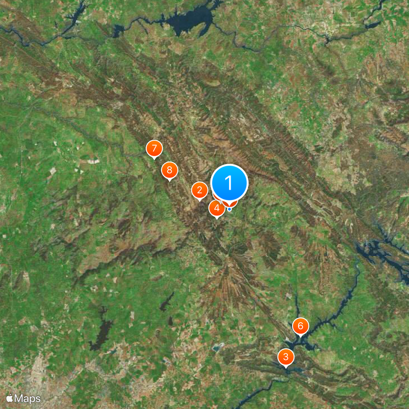 Königliches Kloster der Heiligen Maria von Guadalupe Karte