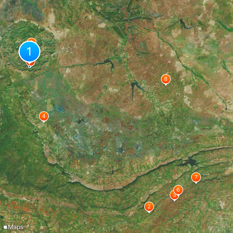 Sun City, North West Map