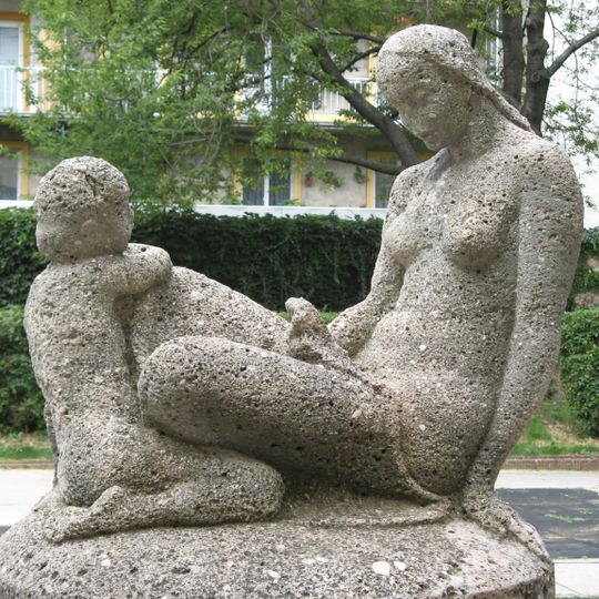 Lesende mit Kind by Rudolf Schmidt, Lorenshof