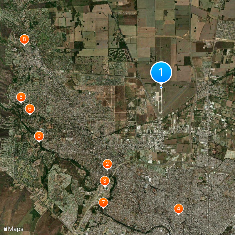 Ingeniero Aeronáutico Ambrosio L.V. Taravella International Airport Map
