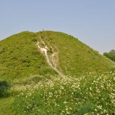 Castle Hill: motte and bailey castle, Iron Age earthwork enclosure and site of Augustinian friary