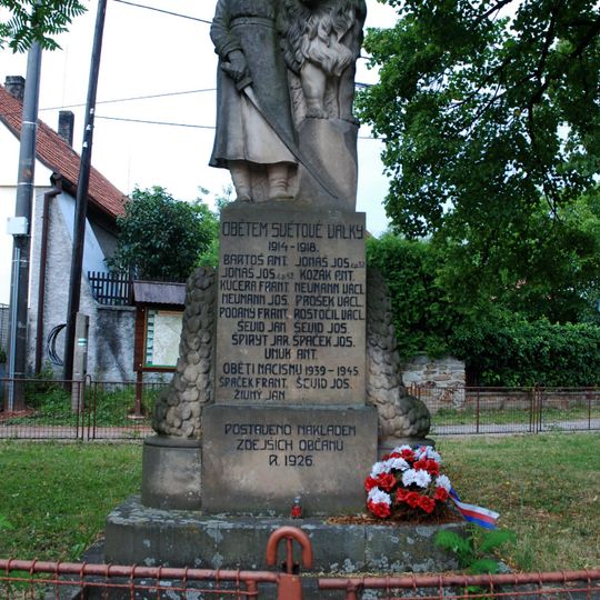 World War I memorial in Malé Přílepy