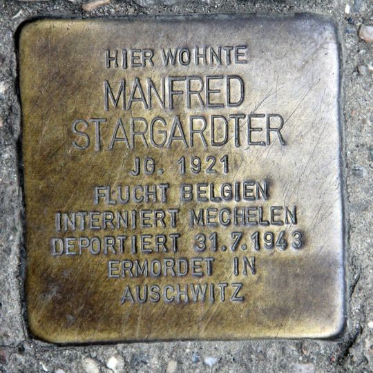 Stolperstein en memoria de Manfred Stargardter