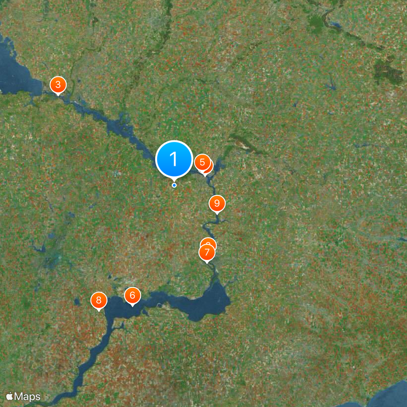 Oblast de Dnipropetrovsk Carte