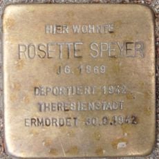 Stolperstein em memória de Rosette Speyer