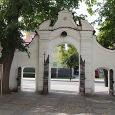 Ogrodzenie z bramką, poł. XVIII