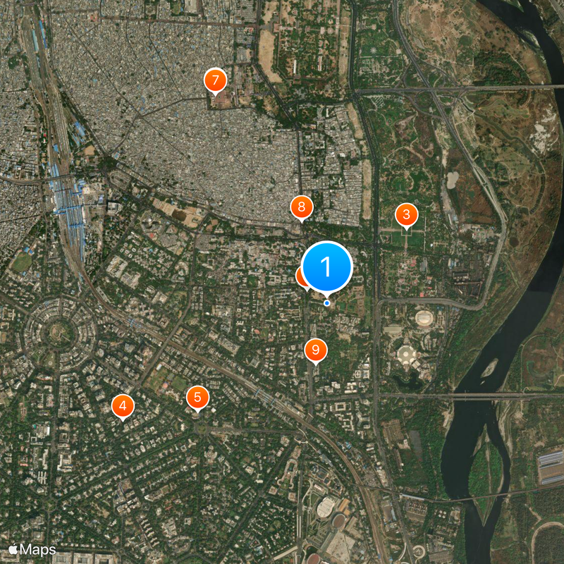 Feroz Shah Kotla Carte