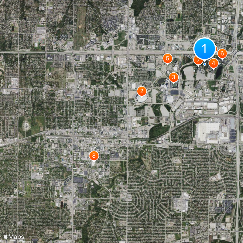 New Texas Giant Mappa