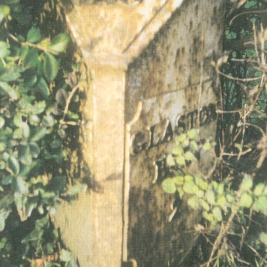 Milepost, Edgarley Road near Havyatt