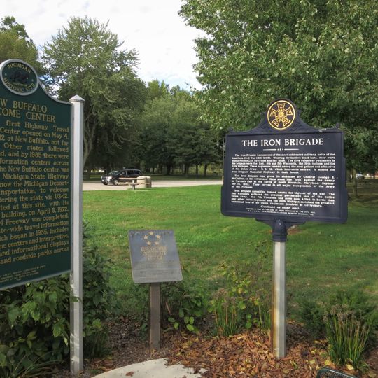 New Buffalo Welcome Center Historical Marker