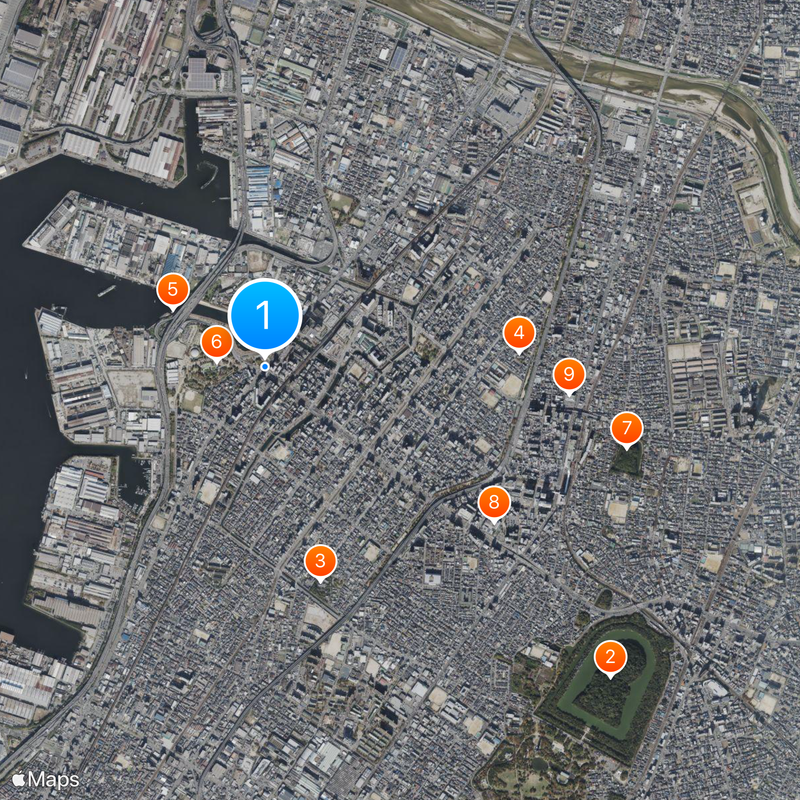Osaka Prefectural Road Route 2 Carte