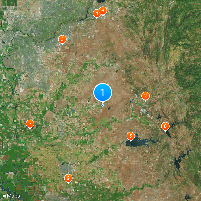 Rancho Seco Nuclear Generating Station Map