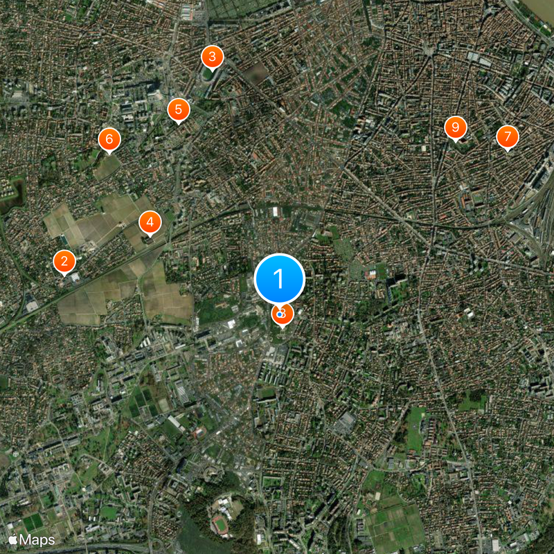 University of Bordeaux Map