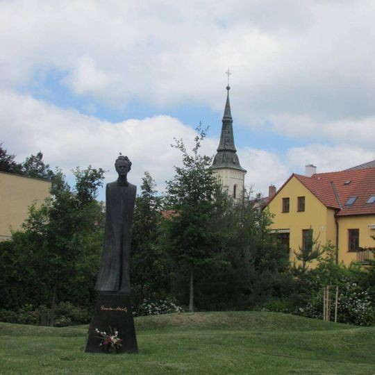 Statue of Gustav Mahler in Jihlava