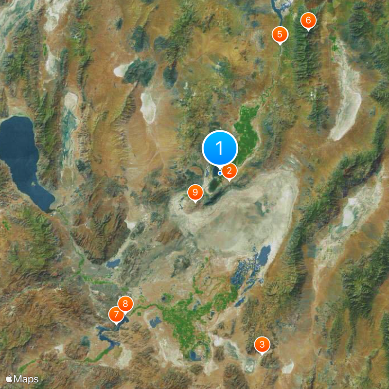 Río Humboldt Mapa