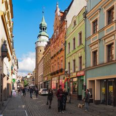 Układ urbanistyczny południowego przedmieścia, rejon ulic: Bankowa, Wojska Polskiego, 1 Maja, Wolności