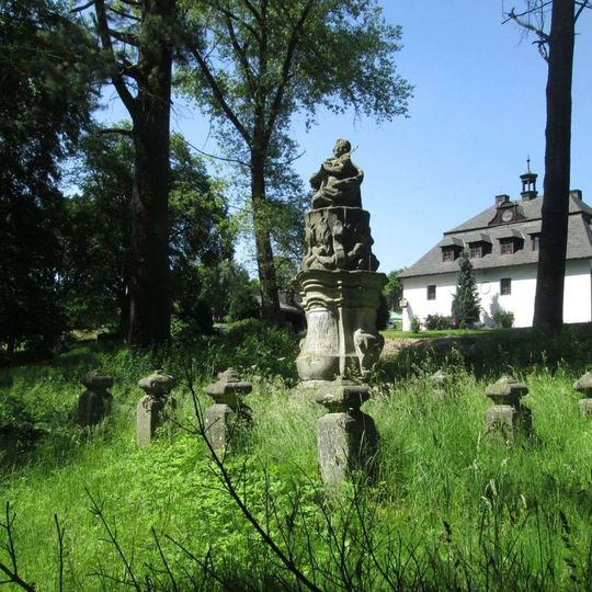 Socha svatého Víta jižně od Broumova