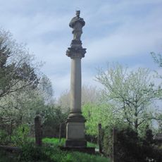 Sloup se sochou svatého Jana Nepomuckého