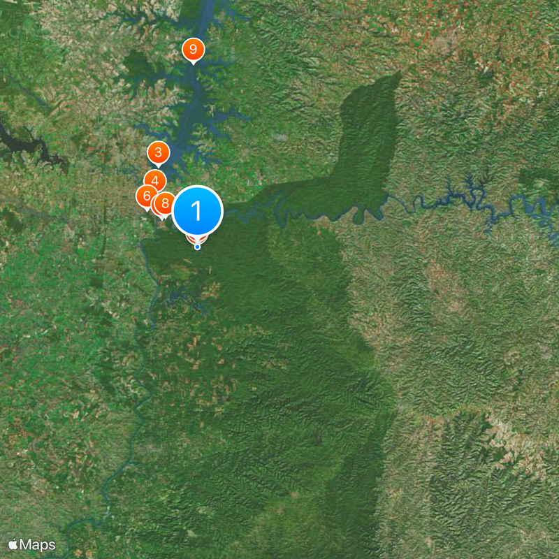 Devil's Throat Kaart