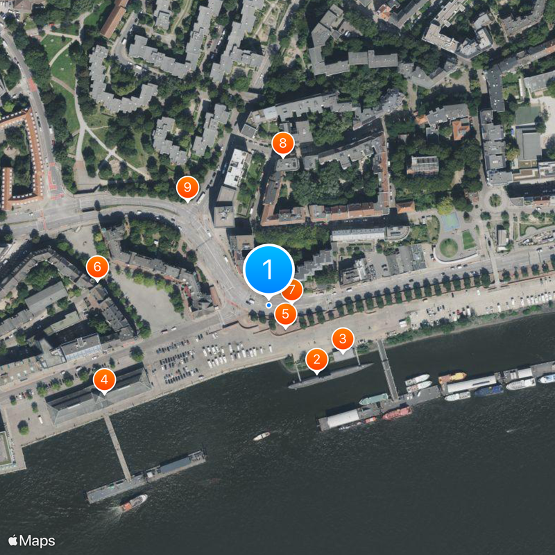 Altonaer Fischmarkt Carte