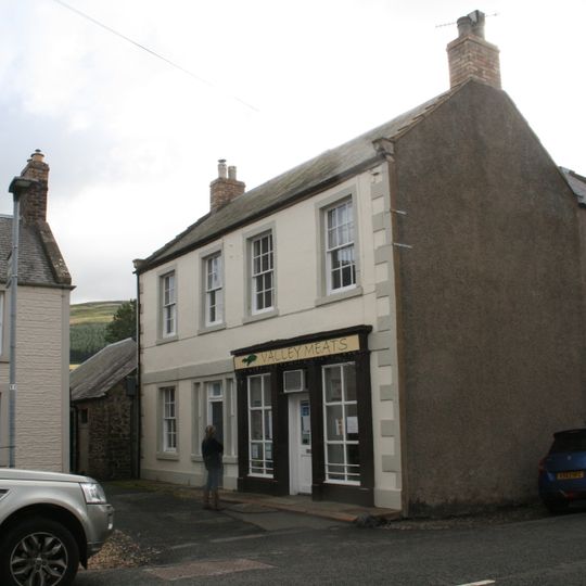 Town Yetholm, High Street, Hall House & George Lees Butcher