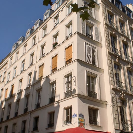 Immeuble, 145 rue Saint-Martin, rue Rambuteau