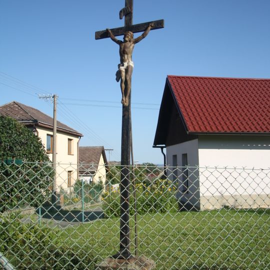 Kříž na křížovatce ve Veselém Žďáru