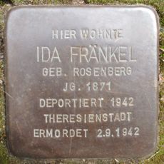 Stolperstein dedicated to Ida Fränkel