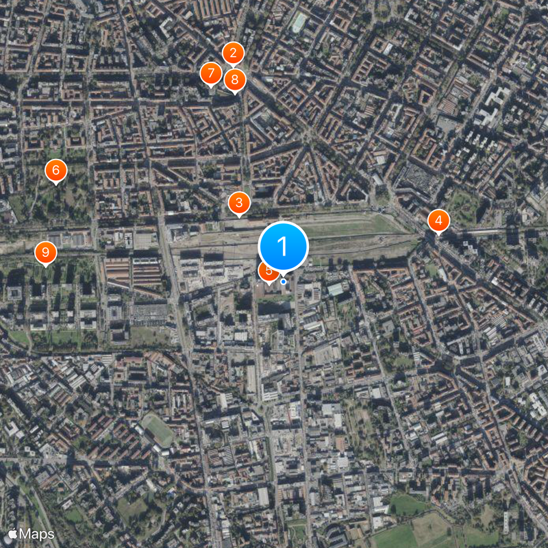 Fondazione Prada Kaart