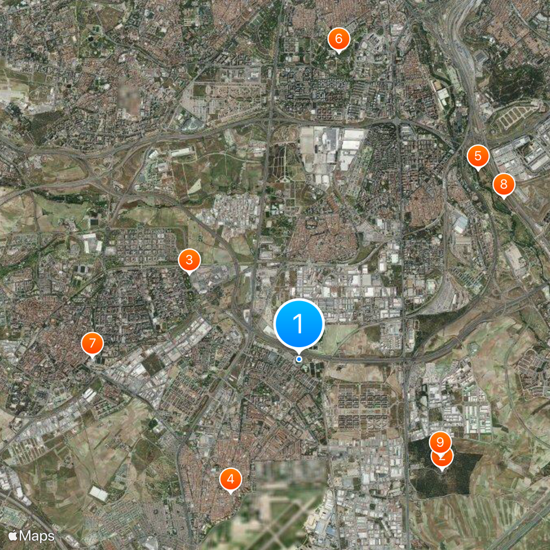 Estadio Coliseum Map