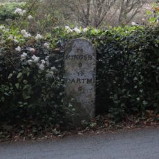 Milestone About 180 Metres South South East Of Brockhal Lodge. Grid Ref 834 455
