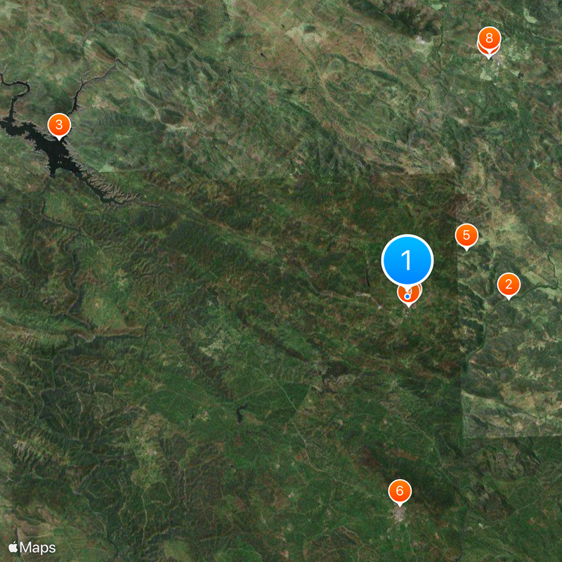 Cazalla de la Sierra Mapa