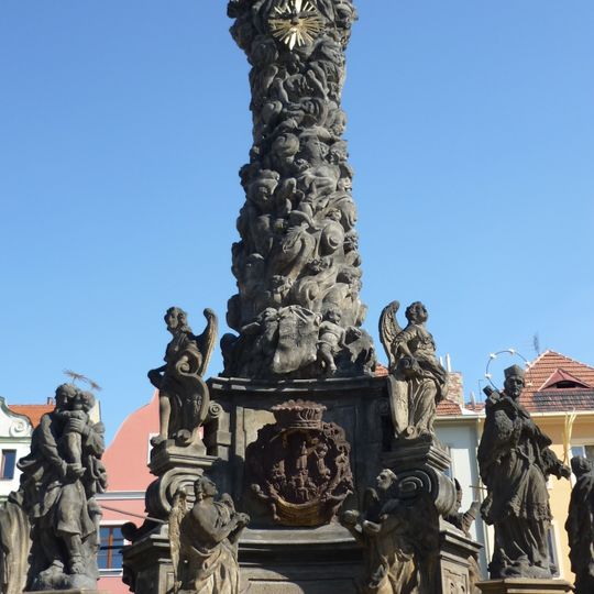 Holy Trinity column in Žatec