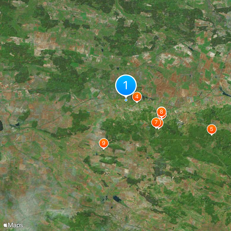 Castillo Olesko Mapa